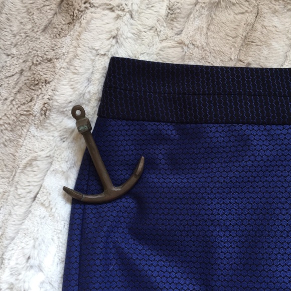 The Limited Dresses & Skirts - The Limited Black & Blue Dot Pencil Skirt